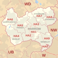 Marketing Map of UK Postcodes Laminated 830 x 1200mm