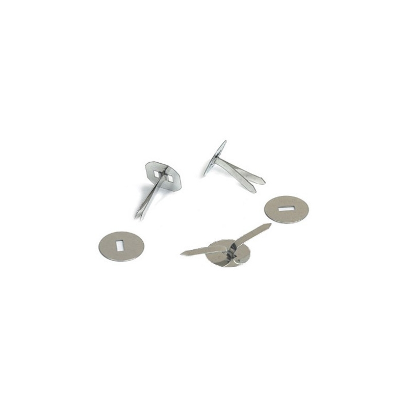 Paper Binders with Washers 25mm, Box 200 Kingswood Office Supplies