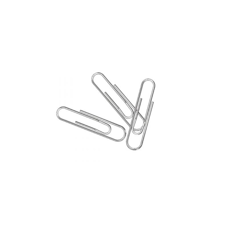 32mm Large Paperclips, Box 1,000 Kingswood Office Supplies