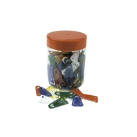 38mm Plastic Paperclips, Tub of 160