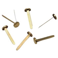 Paper Fasteners Brassed Steel 30mm Box 200