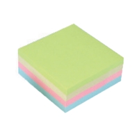 Sticky Note Cube, PASTEL 75 x 75mm  Each
