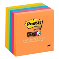 Post-It Super Sticky, 76 x 76m Rio Pack 6 pads Post-It Super Sticky, 76 x 76m Rio Pack 6 pads