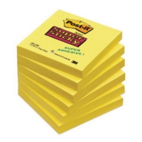 Post-It Super Sticky 76 x 76mm Yellow Pack 12 pads Post-It Super Sticky 76 x 76mm Yellow Pack 12 pads