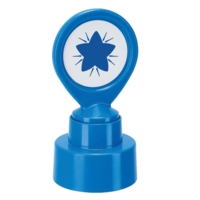 Motivational Stamp Blue Star