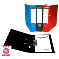 A4 PVC Leverarch Files, Red Box 10