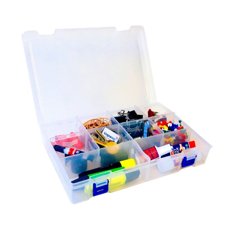 A4 Compartment Box, 210 Sections Kingswood Office Supplies