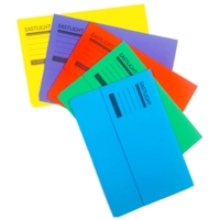 Bright Document Wallets Assorted  Pack 25