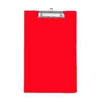 A4 Foldover Clipboard, PVC, Red