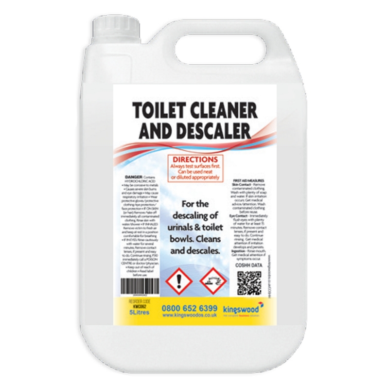 Toilet Cleaner & Descaler Kingswood 5 Ltr Range Kingswood Office Supplies