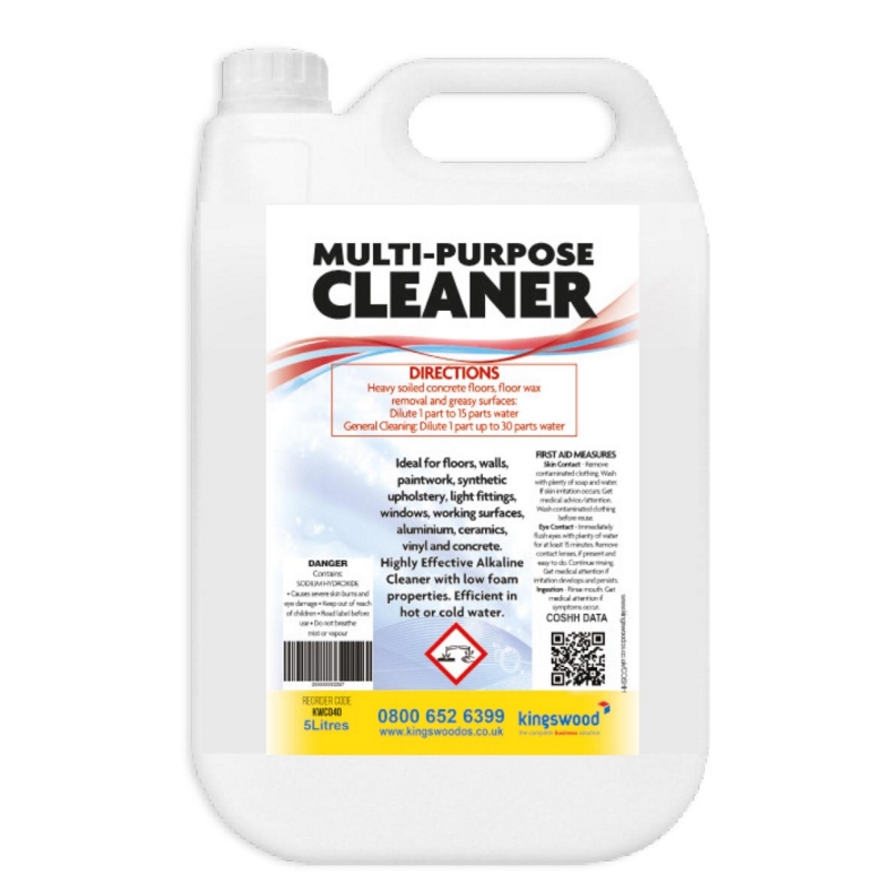 Multi Surface Cleaner Kingswood 5 Ltr Range Kingswood Office Supplies