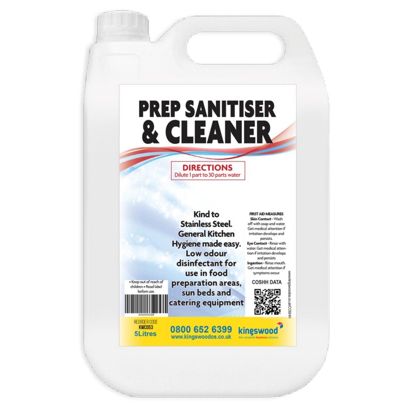 Surface Sanitiser / Cleaner Kingswood 5 Ltr Range Kingswood Office