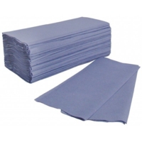 Inter-fold Towels 1Ply, Blue Recycled, 3,600 per case