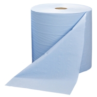 Wiper Rolls, Blue, 1000 Sheets 280mm x 400 meters, Pack 2