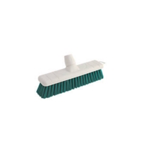 Stiff Bristle Hygiene Broom Head 12" Green