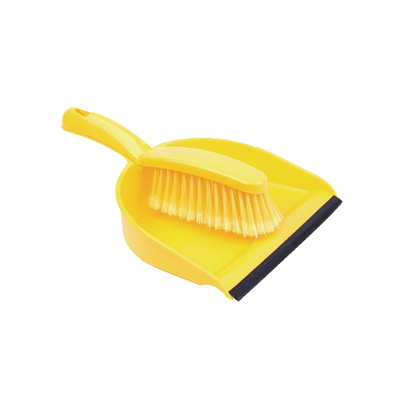 Dustpan and Brush Set Yellow
