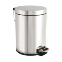 Stainless Pedal Bin 3 Litre Silver
