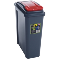 Red Recycling Bin 25 Litre