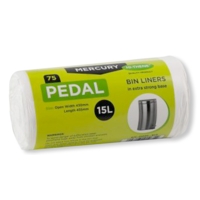Pedal Bin Liners, Roll 75 15 Litres