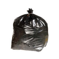 200 Black Bin Bags, Extra Heavy Duty, 120g