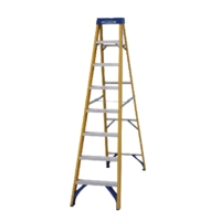 8 Tread Step Ladder Fibre glass and Aluminium