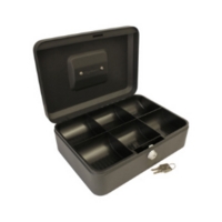 6" Cash Box, Black