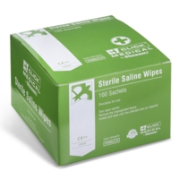 Saline Medical Wipes, Box 100