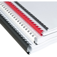 10mm Plastic Binding Combs White Pack 100 10mm Plastic Binding Combs White Pack 100
