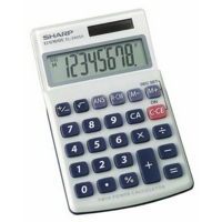 Sharp 8Digit Hand Held Calc EL240SAB   74789MV