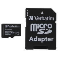 Micro SDHC/SDXC Card & Adaptor Class 10, 16 Gig