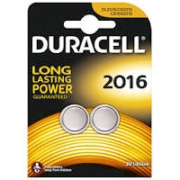 Duracell Batteries, CR2016 Twin Pack