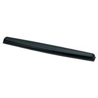 Fellowes Crystal Gel Keyboard Rest, Black