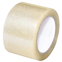 Parcel Tape CLEAR 48mm x 66m LOW NOISE  Pack 6