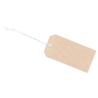 Buff Strung Tag 70x35mm, 1000 MS1