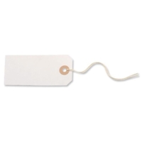 White Strung Tags, Pack 1000, 24x15mm E21