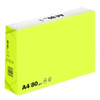 A4 Neon Yellow 80g, Ream