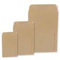 C4 Board Backed Envelopes, Manila, Pack 15