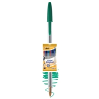 Bic Crystal Medium Green, Box 50 Bic Crystal Medium Green, Box 50