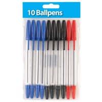 Kingswood  Ball Point Assorted Pack 10