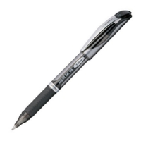 Pentel Energel X, BROAD Retractable, Black, Box 12