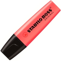 Stabilo Boss Highlighter Red   Box 10