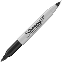 Sharpie Twin Tip Marker Black Box 12