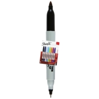 Sharpie Twin Tip Marker Assorted Wallet of 8 Sharpie Twin Tip Marker Assorted Wallet of 8