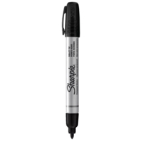 Sharpie Pro Metal Marker Black, Bullet Box 12 Sharpie Pro Metal Marker Black, Bullet Box 12