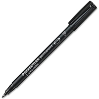 Staedtler Lumocolour 316 Non Permanent Fine, Black Box 10