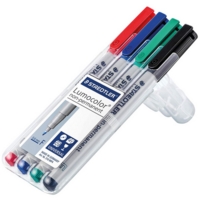 Staedtler Lumocolour Non Permanent 316 Fine,Wallet of 4 Staedtler Lumocolour Non Permanent 316 Fine,Wallet of 4