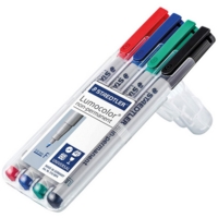 Staedtler Lumocolour Non Permanent 316 Fine,Wallet of 4