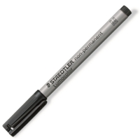 Staedtler Lumocolour 315 Non Permanent Medium, Black Box 10