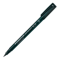 Staedtler Lumocolour Permanent 313 Super Fine, Black Box 10 Staedtler Lumocolour Permanent 313 Super Fine, Black Box 10