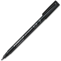 Staedtler Lumocolour Permanent 318 Fine, Black Box 10 Staedtler Lumocolour Permanent 318 Fine, Black Box 10